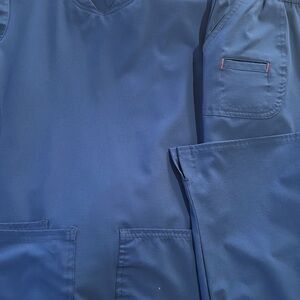 HeartSoul Women's Blue Scrub Set